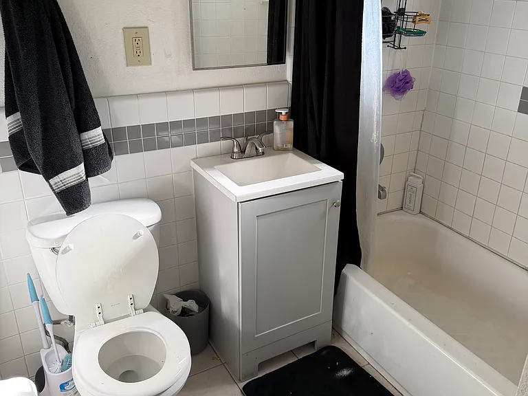 Hallway bathroom