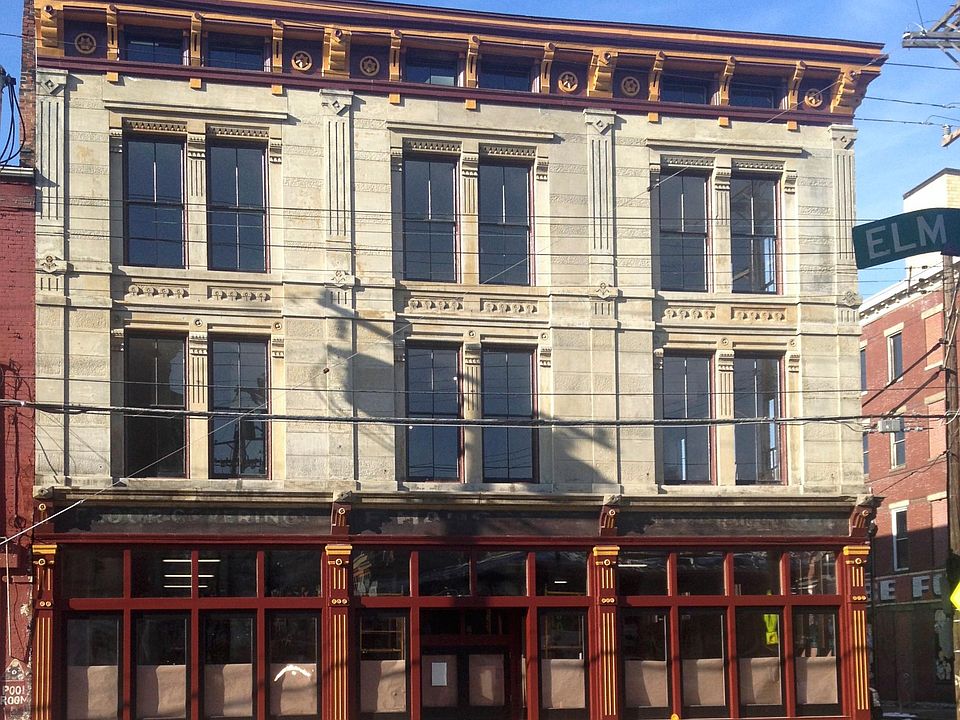 Crown Building - Elm Street view