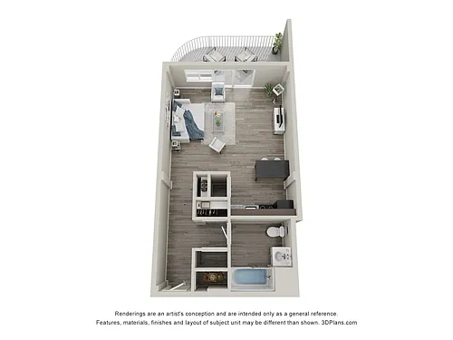 Floor plan Studio