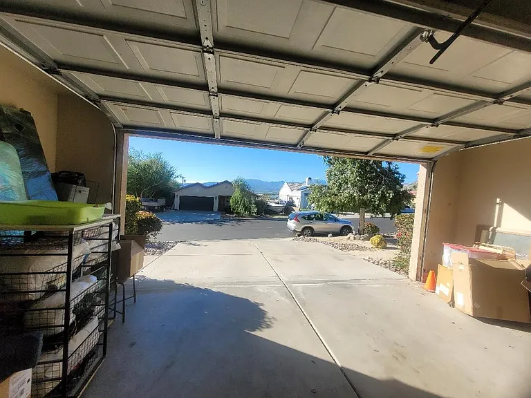 View from garage