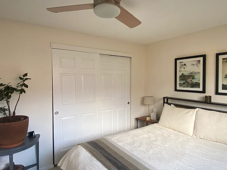 Bedroom closet, customized storage inside!