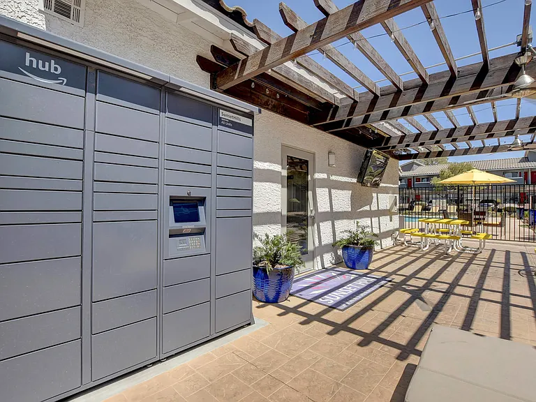 WE'VE GOT YOU COVERED WITH PACKAGE LOCKERS