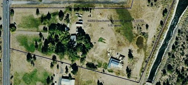 Arial view of property