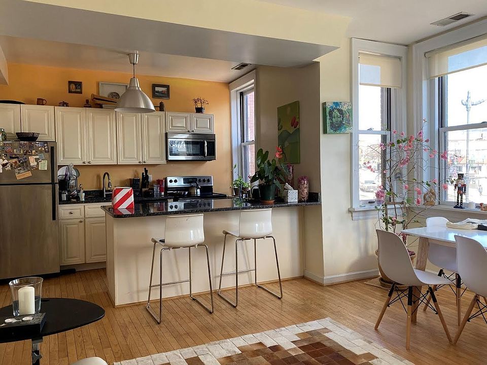 open kitchen area