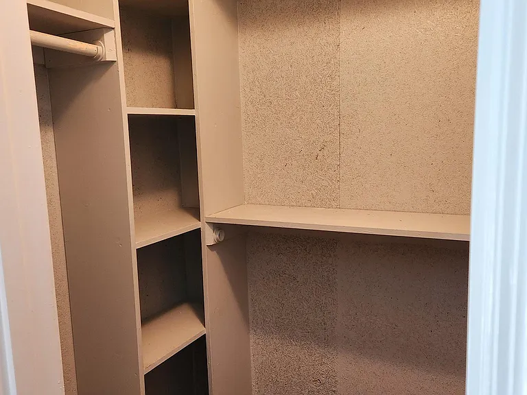 Master walk-in closet