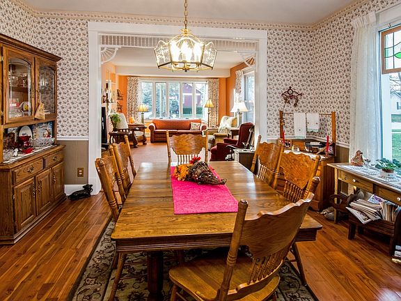 OPening to living room makes the dining room expandable for those large gatherings!