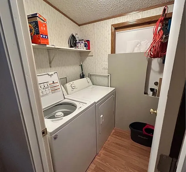 shared washer room/storage