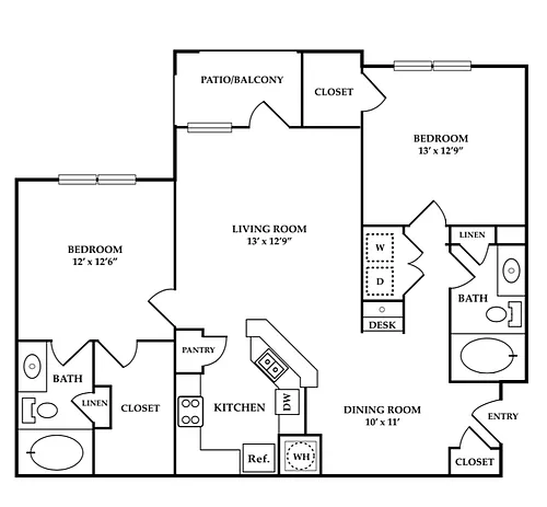 Floor plan The Lakes