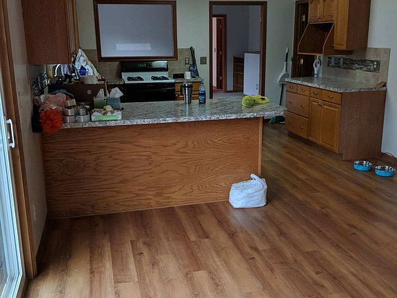 Large open kitchen/dining area