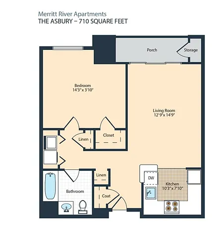 Floor plan The Asbury