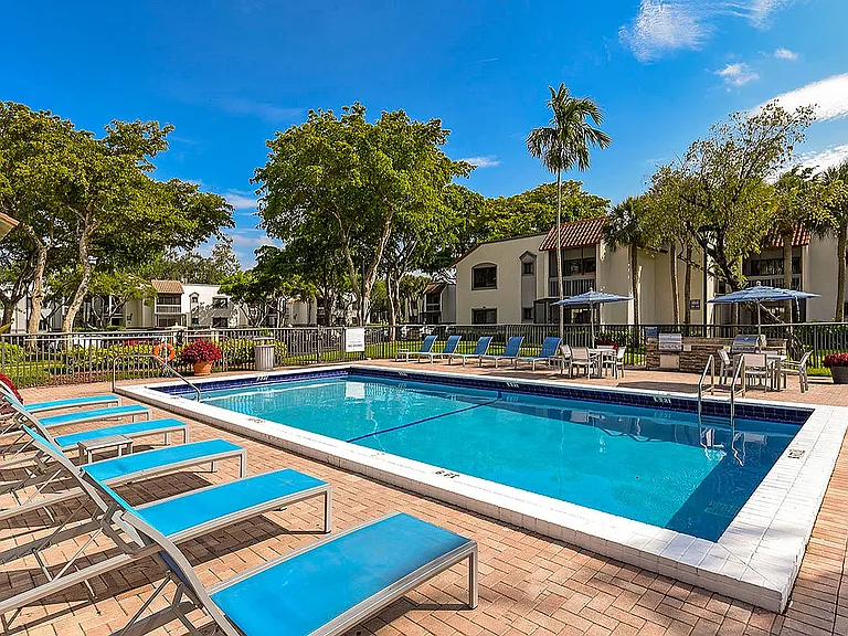 Heated Pool with Lounge Chairs