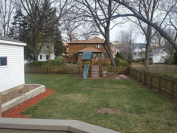 Large backyard