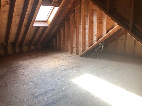 Small attic for storage