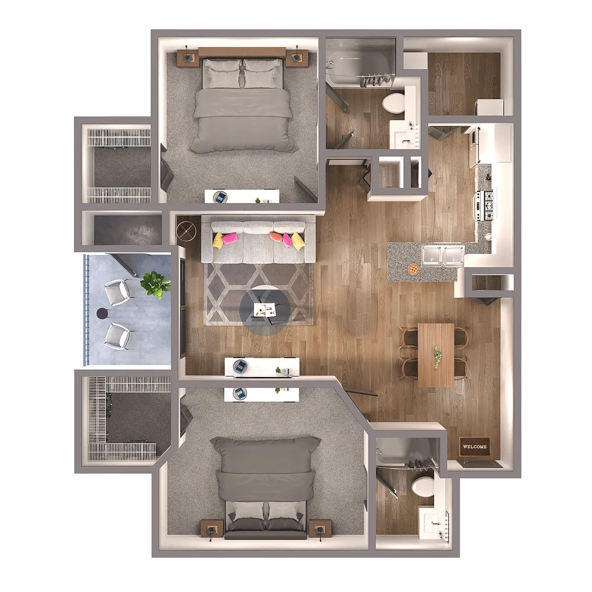Floor plan B2
