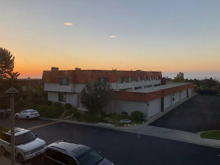 sunset view from master bedroom
