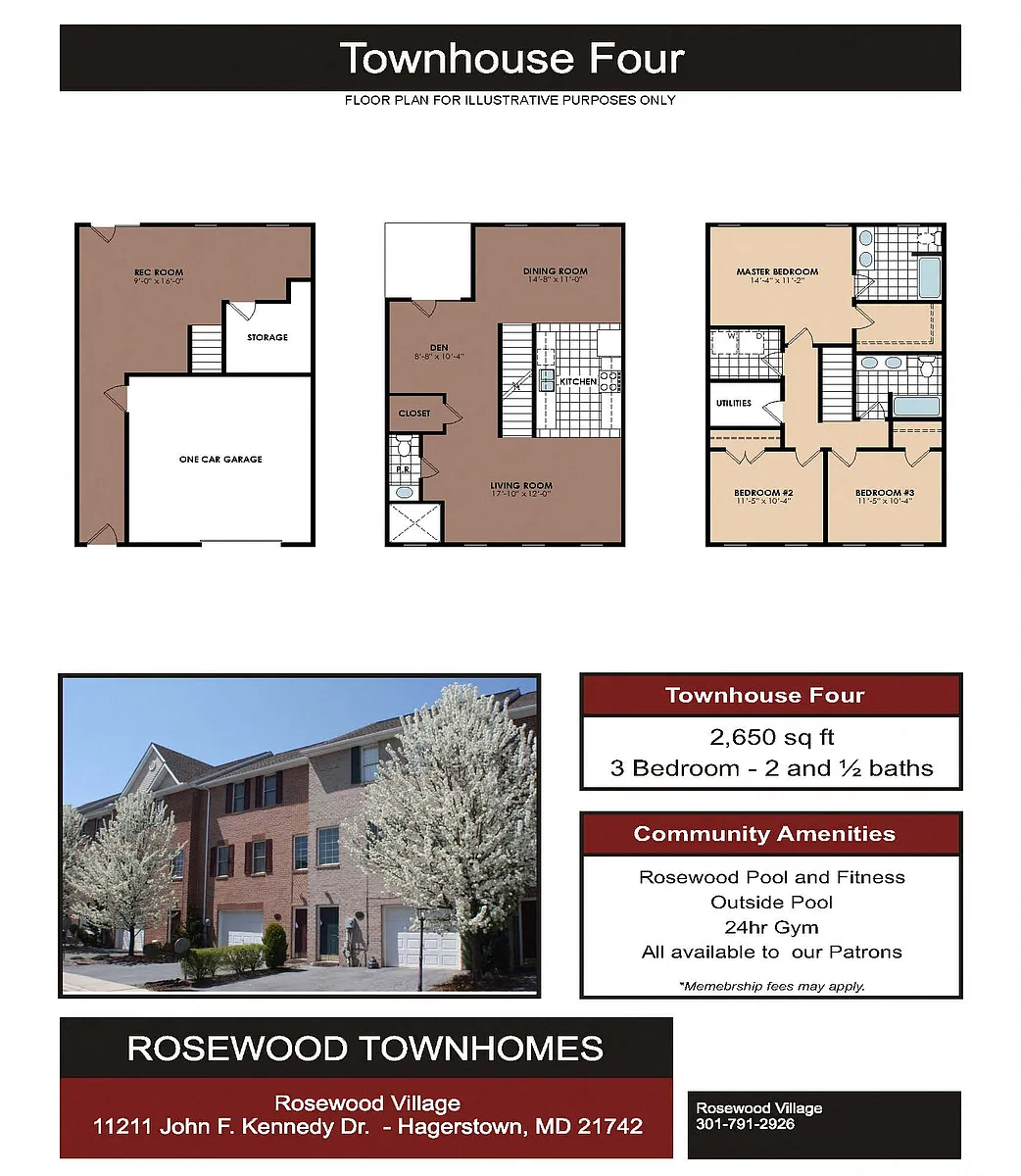 Floor plan Townhome 4