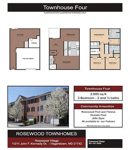 Floor plan Townhome 4