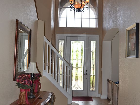 Foyer with Chandelier