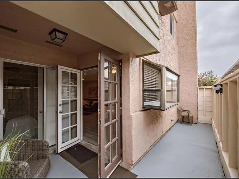 French doors off dining room open to patio