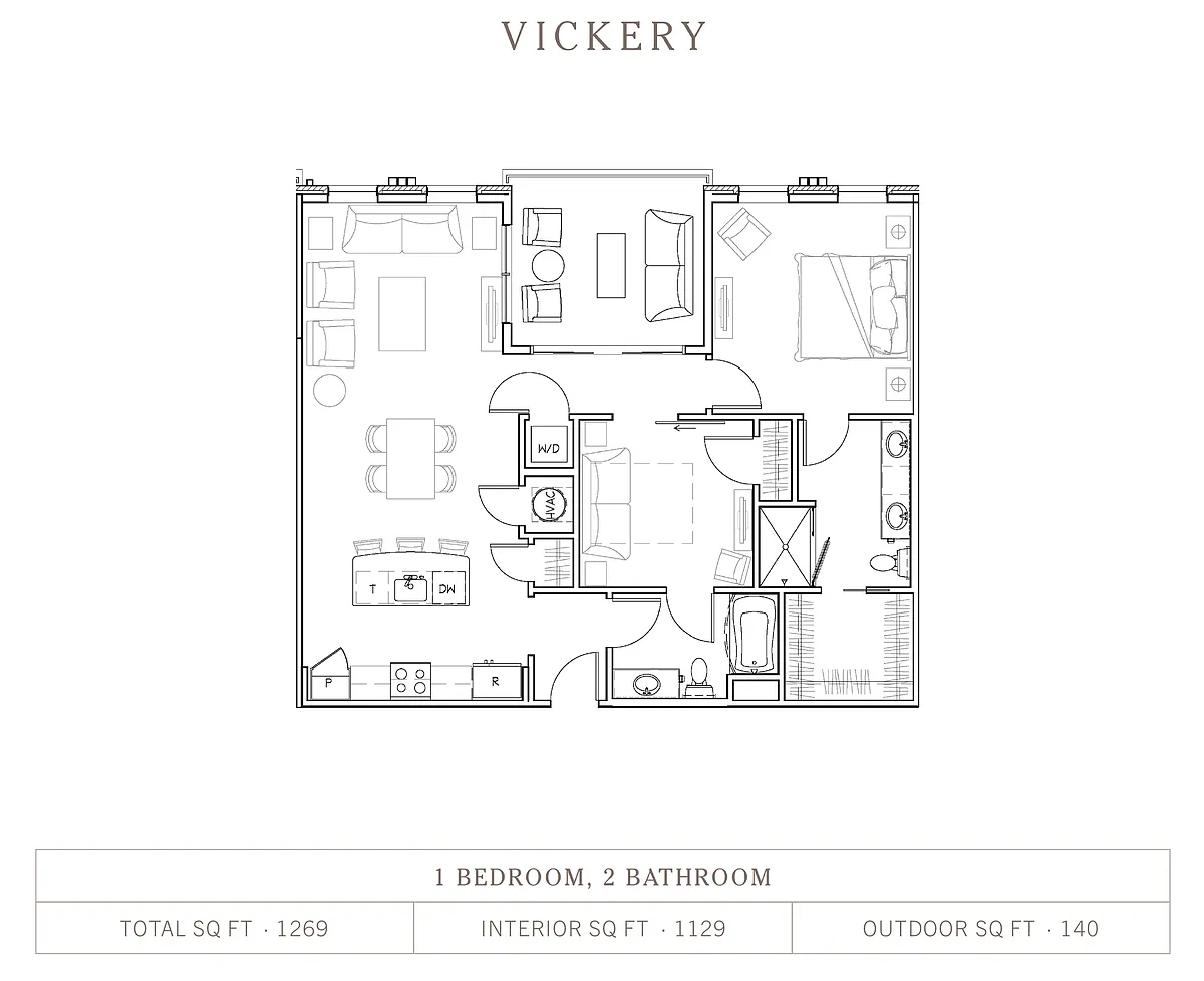 Floor plan Vickery