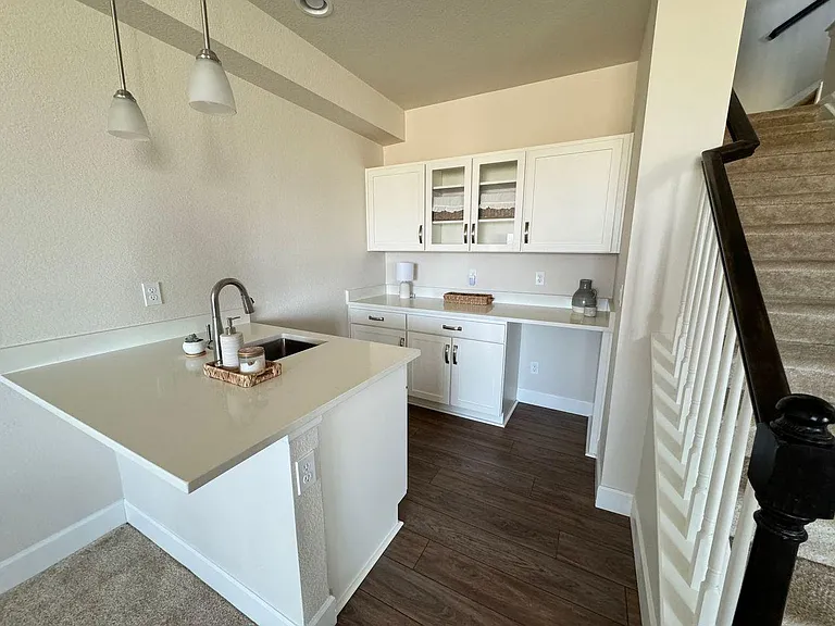 Basement bar area