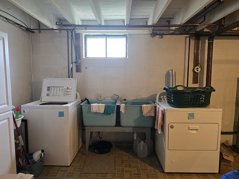 Washer and dryer are included