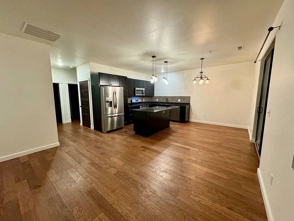 Kitchen and living room