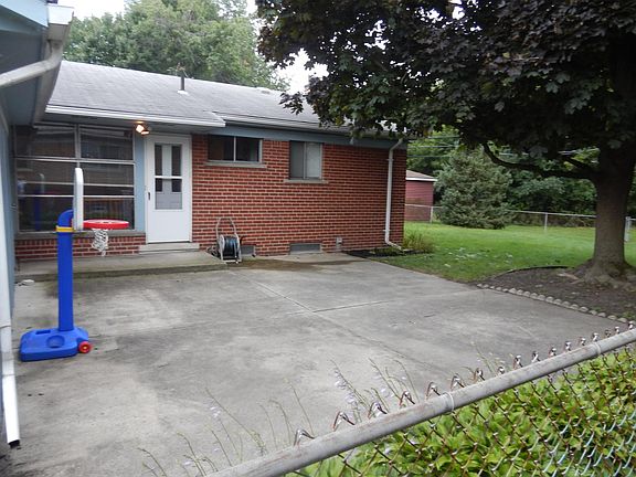 Backyard from side gate