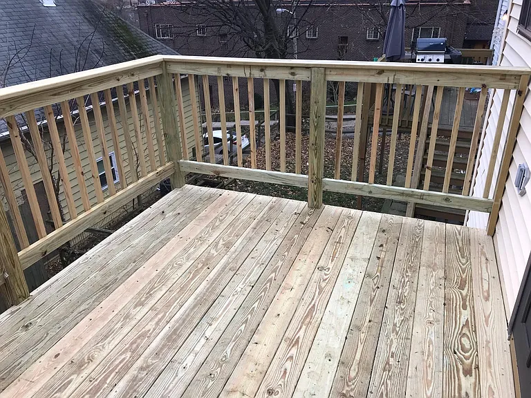 Deck. Located off bedroom.
