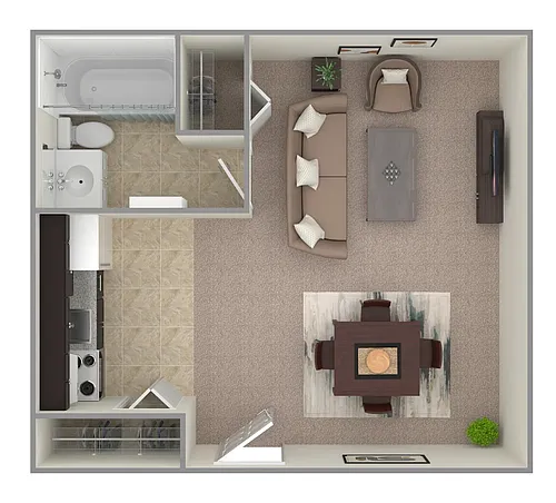 Floor plan Studio