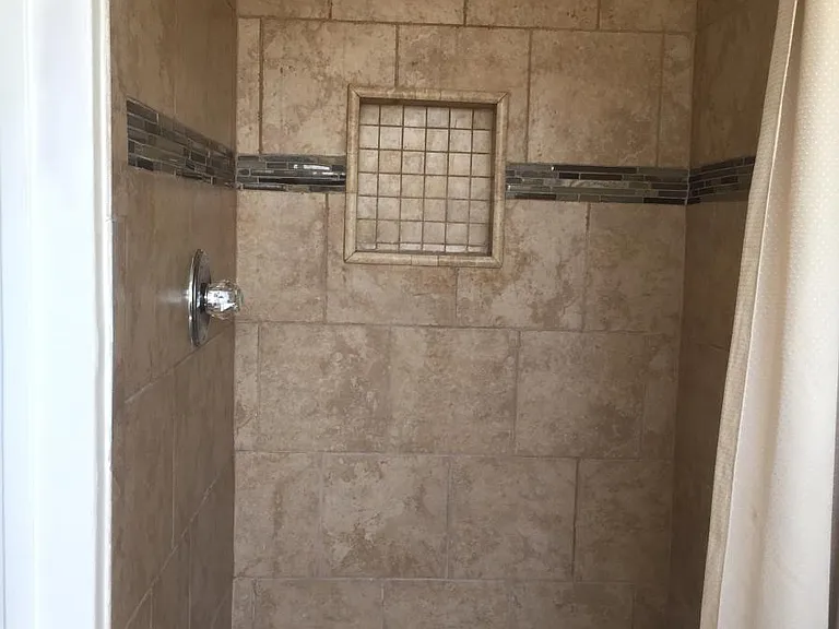 Stand up shower in 4th bedroom