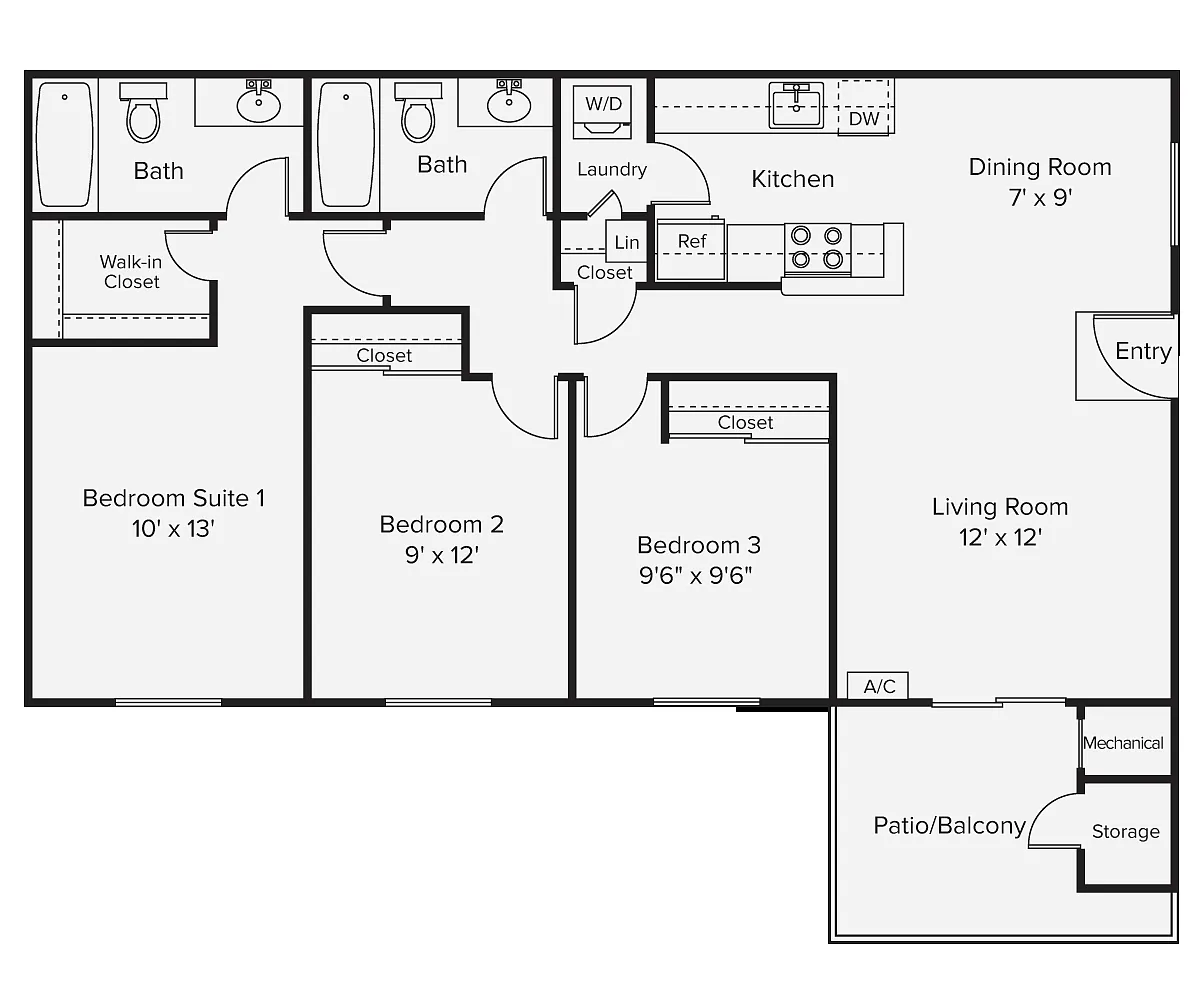 Floor plan C1