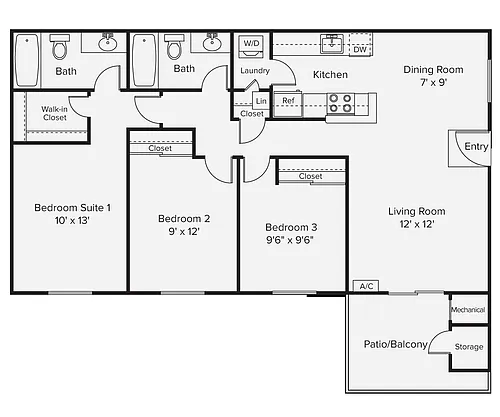 Floor plan C1