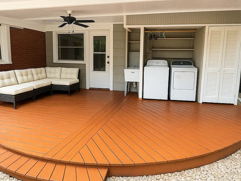 cover patio and laundry