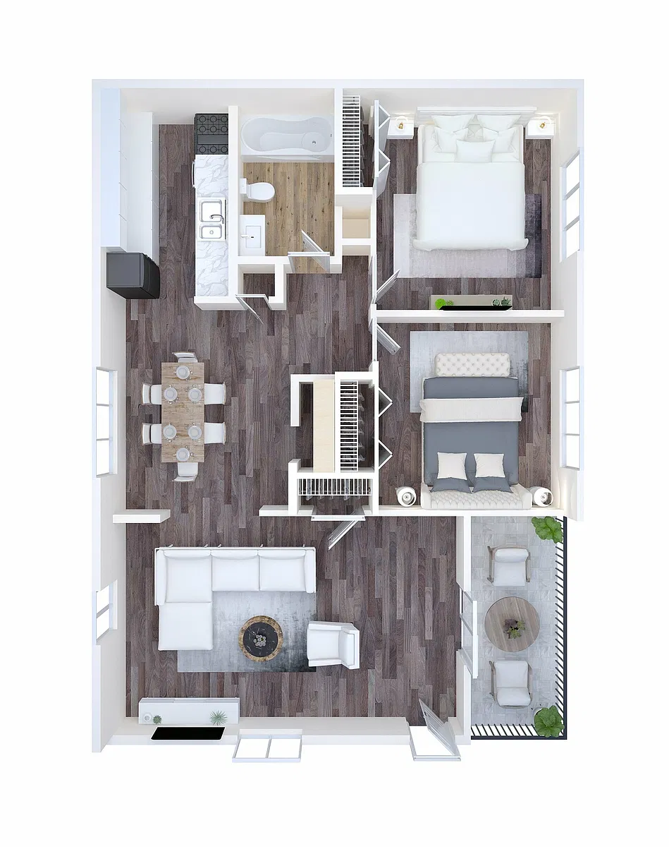 Floor plan B3