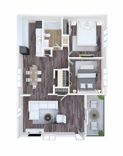 Floor plan B3