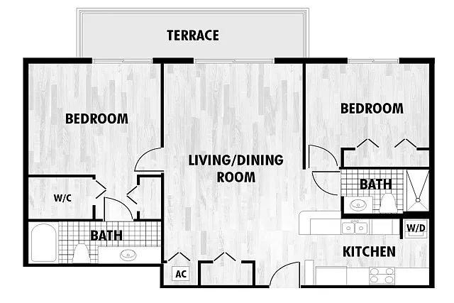 Floor plan Unit A West