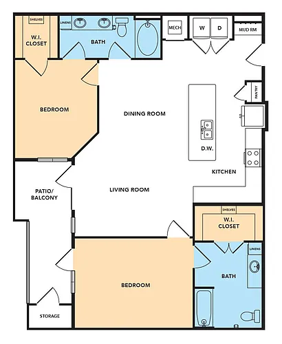 Floor plan C4H