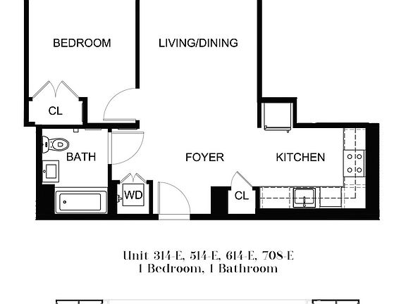 2nd image of 55 N 5th St APT E314