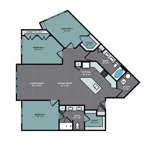 Floor plan C1