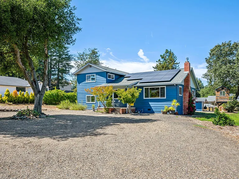 Parking at front of house