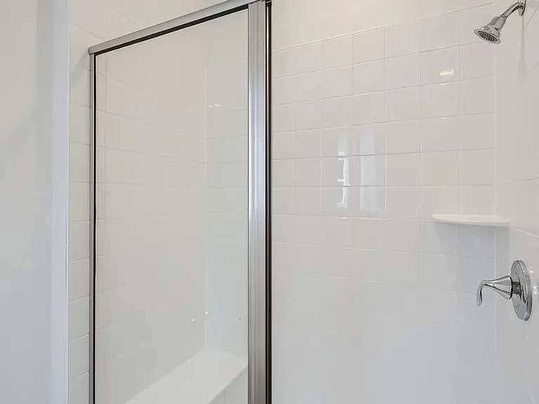 Shower in en suite bathroom