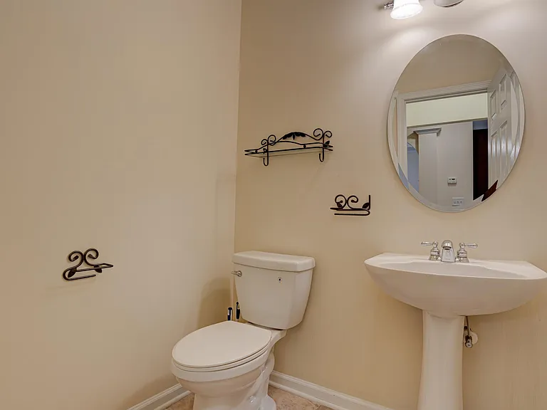 half bath downstairs