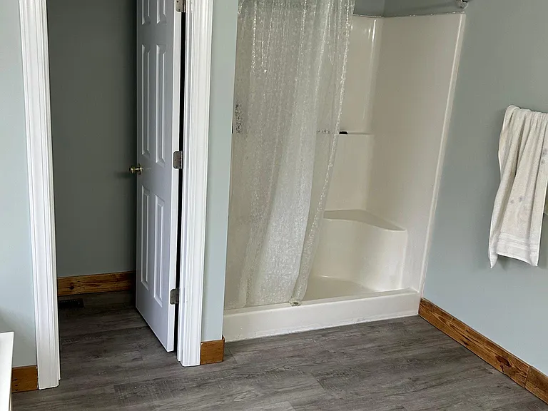 Large standing shower