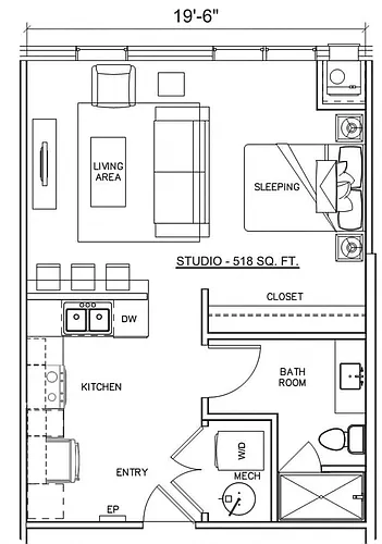 Floor plan The Maxwell