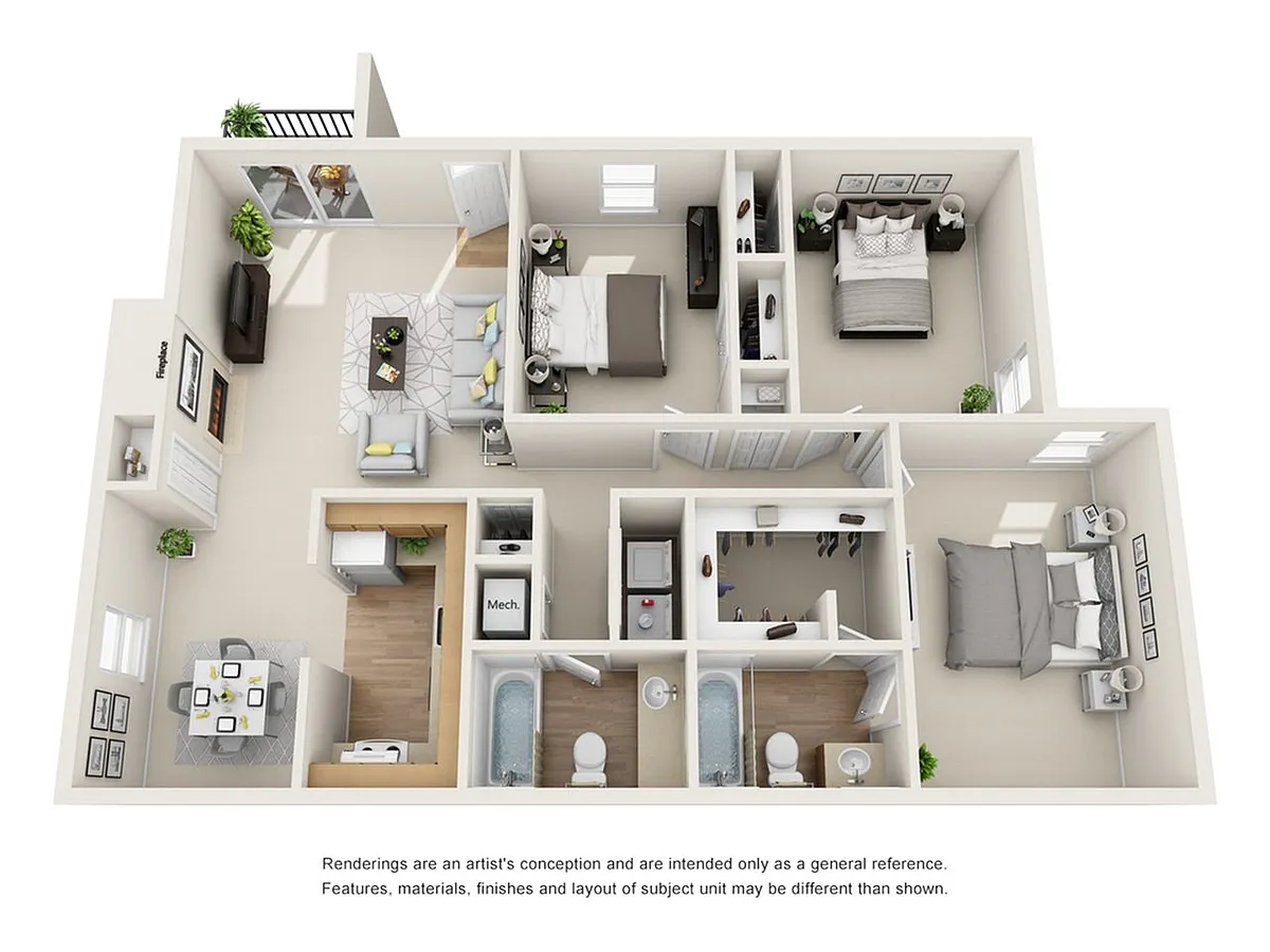 Floor plan 3B