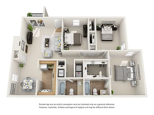 Floor plan 3B
