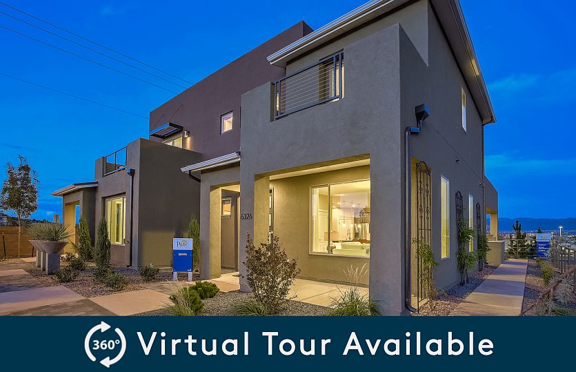 The Senita home offering brand new townhomes for sale in Santa Fe.