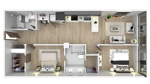 Floor plan B1
