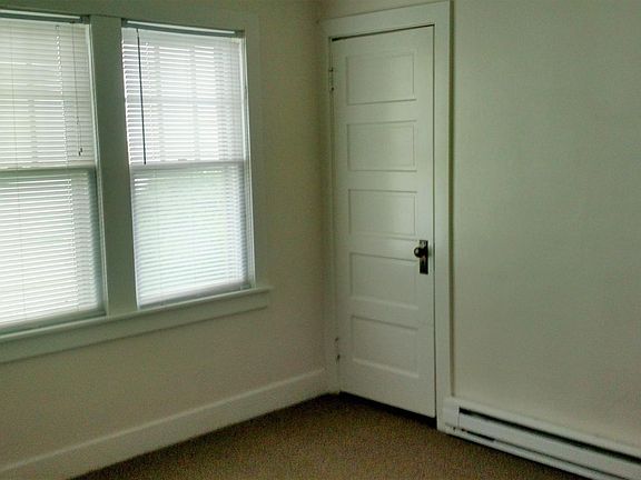 Bedroom has a large closet.